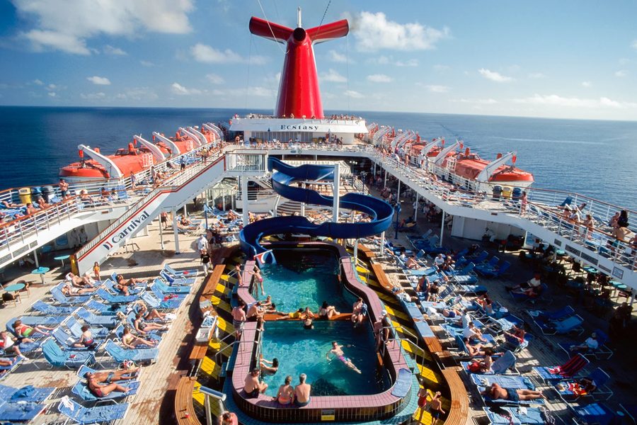 Carnival Cruise Line pool deck