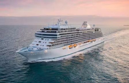 Regent Seven Seas ship at sea