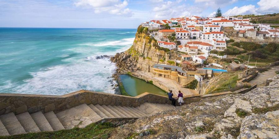 Azenhas do Mar cliffside village, Portugal