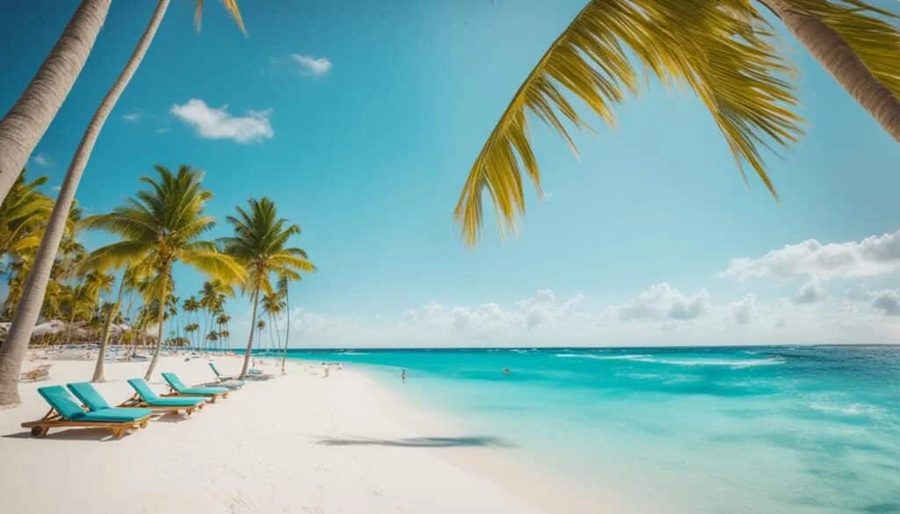 Punta Cana white sand beach